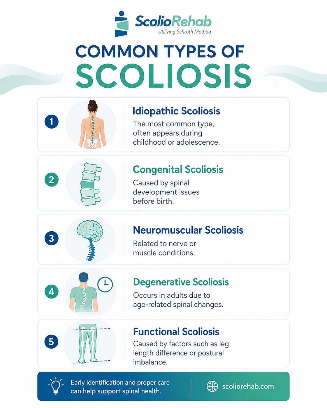 Types of scoliosis
