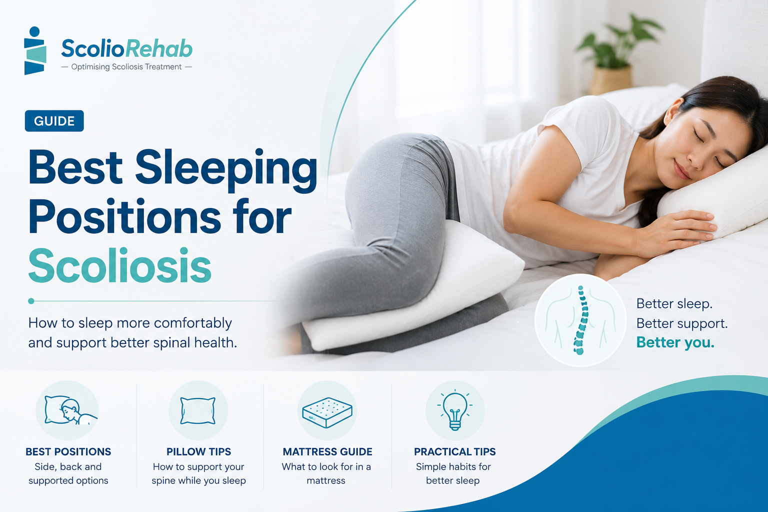 Best Sleeping Positions for Scoliosis