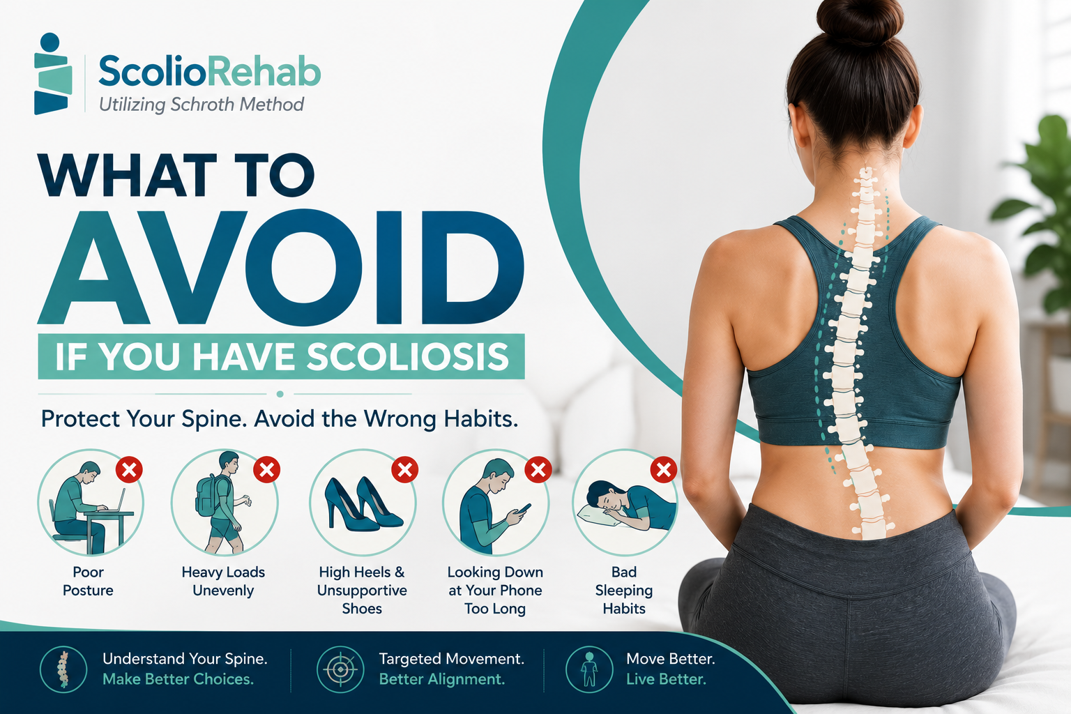 What to avoid if i have scoliosis
