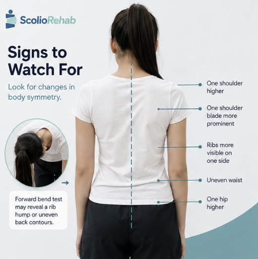 signs of Adolescent Idiopathic Scoliosis
