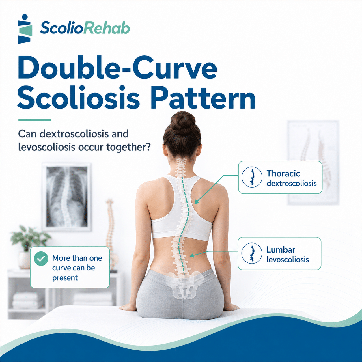 double curve scoliosis pattern
